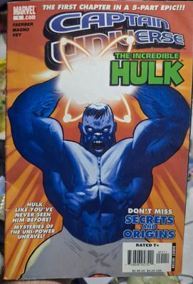SHX Captain Universe Comic Issue 1 The Incredible Hulk Comic