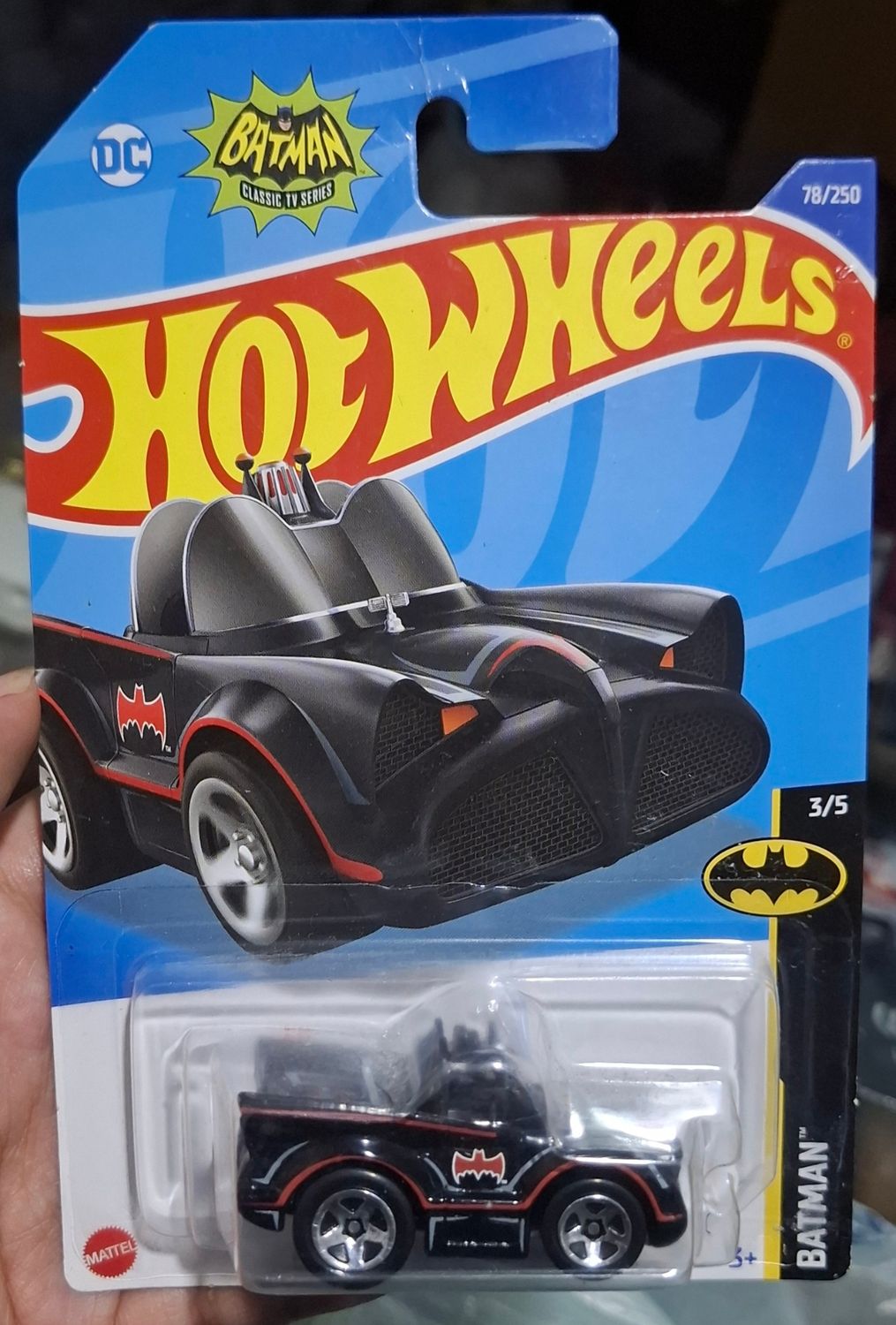 SHX Classix TV Series Batmobile Batimovil 78/250 Batman Hot Wheels