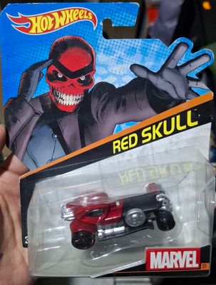 SHX Red Skull Hot Wheels Blister