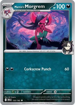 Marnie&#39;s Morgrem - SV10: Destined Rivals (DRI) SV10: Destined Rivals 135/182