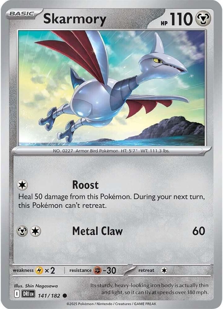 Skarmory - SV10: Destined Rivals (DRI) SV10: Destined Rivals 141/182