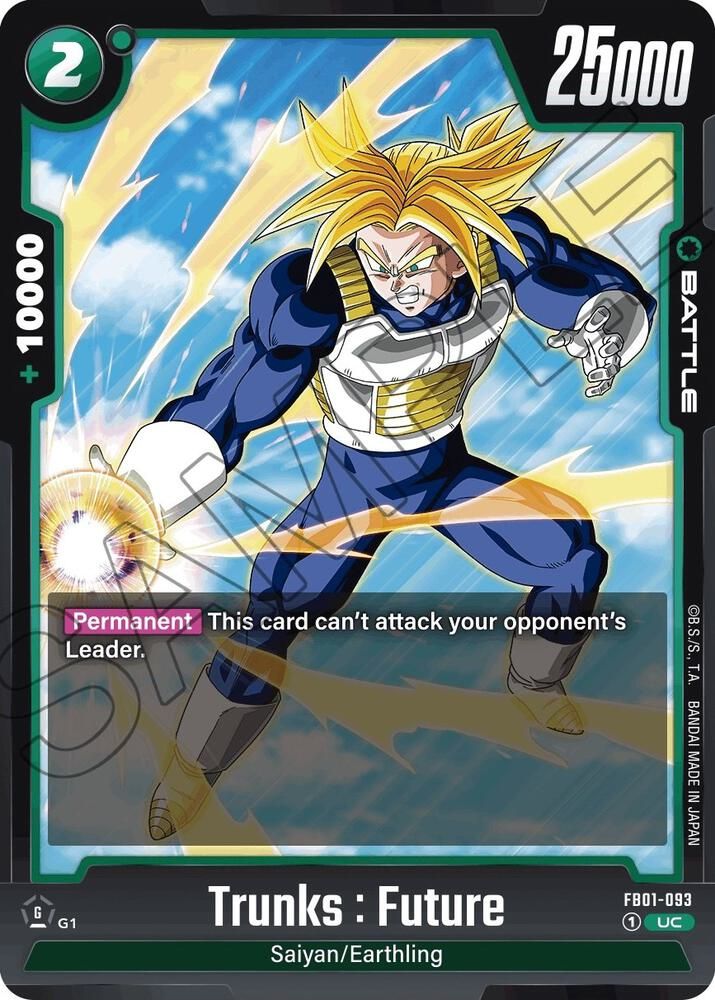 Trunks : Future - FB01-093 - Awakened Pulse (FB01) Awakened Pulse