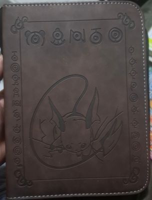 SJ1 Folder para Cartas Pokemon Binder Raichu para 400 Cartas