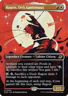 SJ Ragost, Deft Gastronaut (Borderless) - Edge of Eternities (EOE) Edge of Eternities