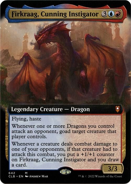 SJ Firkraag, Cunning Instigator (Extended Art) - Commander Legends: Battle for Baldur&#39;s Gate (CLB) Commander Legends: Battle for Baldur&#39;s Gate