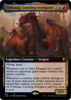 SJ Firkraag, Cunning Instigator (Extended Art) - Commander Legends: Battle for Baldur&#39;s Gate (CLB) Commander Legends: Battle for Baldur&#39;s Gate