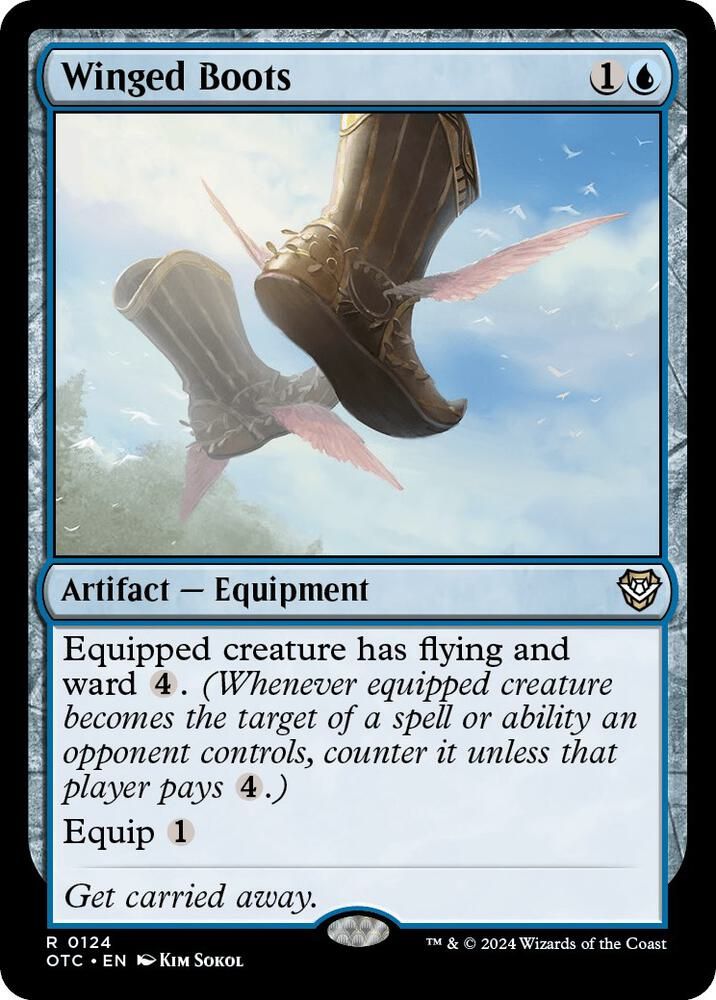 SJ Winged Boots - Commander: Outlaws of Thunder Junction (OTC) Commander: Outlaws of Thunder Junction