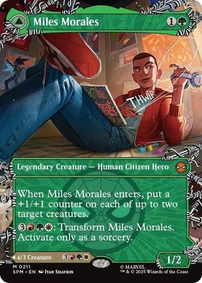 SJ Miles Morales (0211) (Borderless) - Marvel&#39;s Spider-Man (SPM) Marvel&#39;s Spider-Man