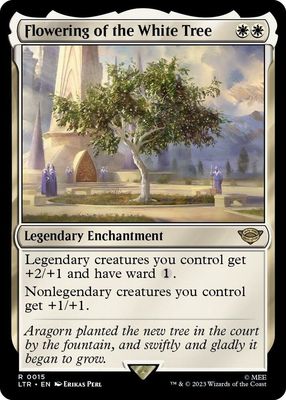 SJ Flowering of the White Tree - Universes Beyond: The Lord of the Rings: Tales of Middle-earth (LTR) Universes Beyond: The Lord of the Rings: Tales of Middle-earth