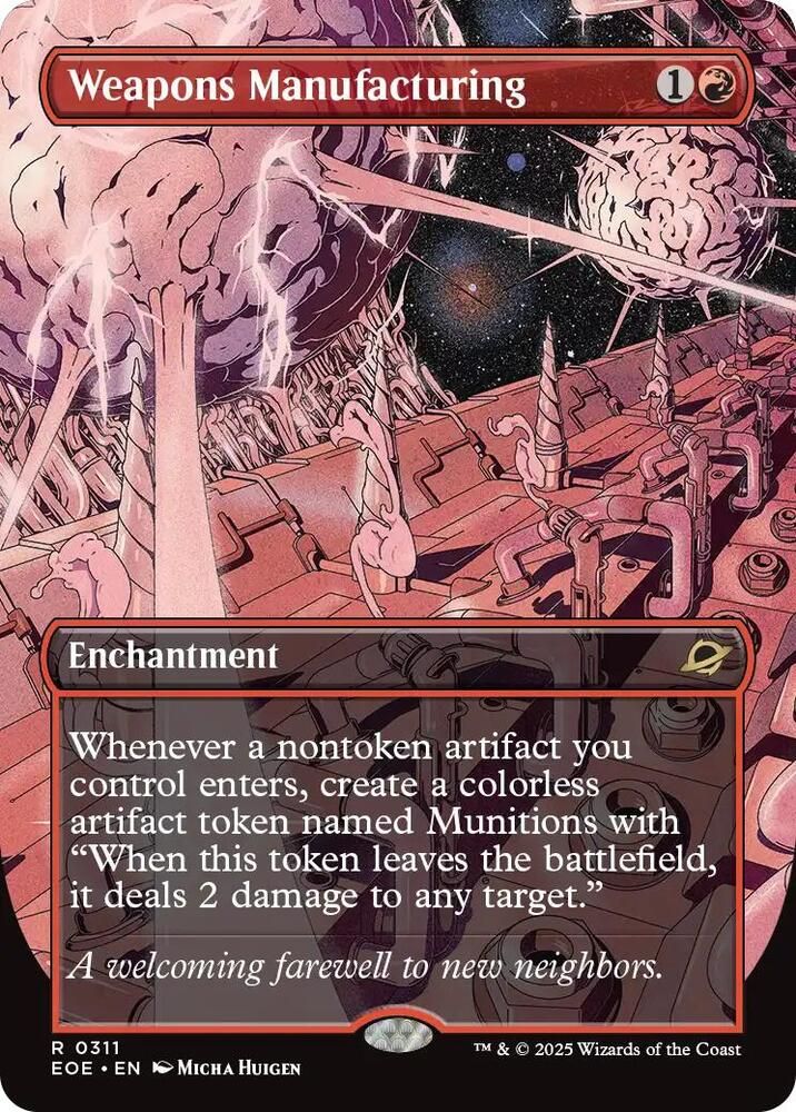 SJ Weapons Manufacturing (Borderless) - Edge of Eternities (EOE) Edge of Eternities