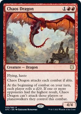 SJ Chaos Dragon - Commander: Adventures in the Forgotten Realms (AFC) Commander: Adventures in the Forgotten Realms