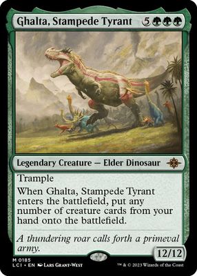 SJ Ghalta, Stampede Tyrant - The Lost Caverns of Ixalan (LCI) The Lost Caverns of Ixalan