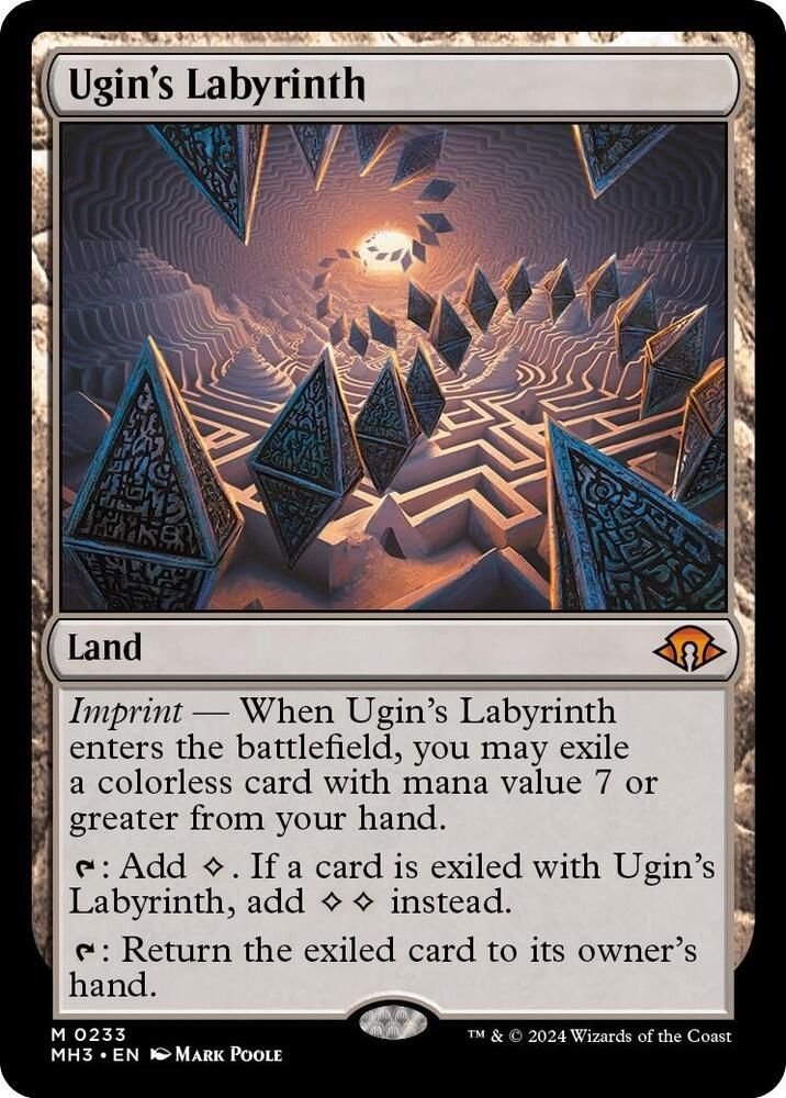 SJ Ugin&#39;s Labyrinth - Modern Horizons 3 (MH3) Modern Horizons 3