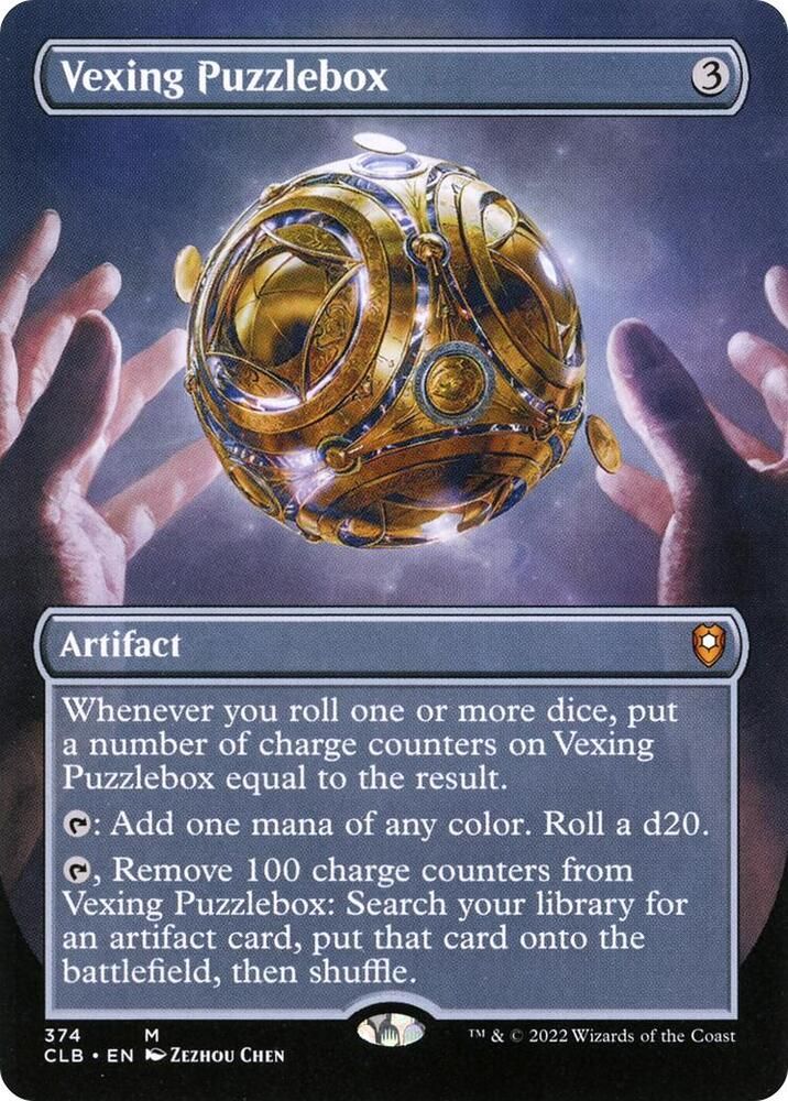 SJ Vexing Puzzlebox (Borderless) - Commander Legends: Battle for Baldur&#39;s Gate (CLB) Commander Legends: Battle for Baldur&#39;s Gate Foil