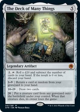 SJ The Deck of Many Things - Adventures in the Forgotten Realms (AFR) Adventures in the Forgotten Realms