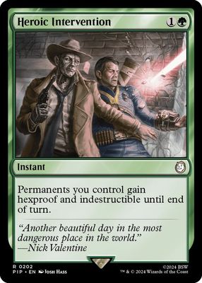 SJ Heroic Intervention - Universes Beyond: Fallout (PIP) Universes Beyond: Fallout