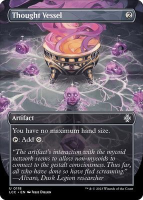 SJ Thought Vessel (Borderless) - Commander: The Lost Caverns of Ixalan (LCC) Commander: The Lost Caverns of Ixalan