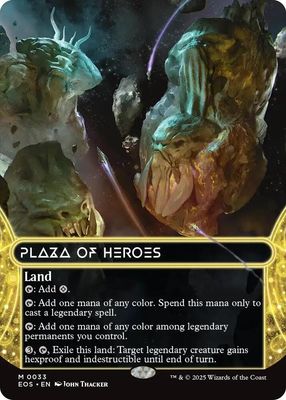 SJ Plaza of Heroes (0033) (Borderless) - Edge of Eternities: Stellar Sights (EOS) Edge of Eternities: Stellar Sights