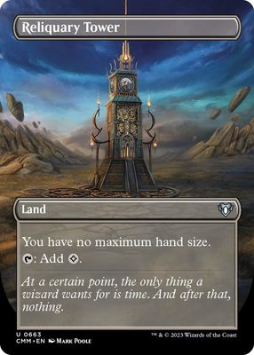 SJ Reliquary Tower (Borderless) - Commander Masters (CMM) Commander Masters