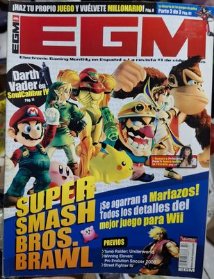 SHX EGM Revista Super Smash Bros