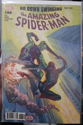 SHX The Amazing Spider Man Comic Issue 798 Go Down Swinging