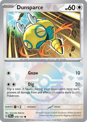 Dunsparce (Poke Ball Pattern) - SV: Prismatic Evolutions (PRE) SV: Prismatic Evolutions 079/131