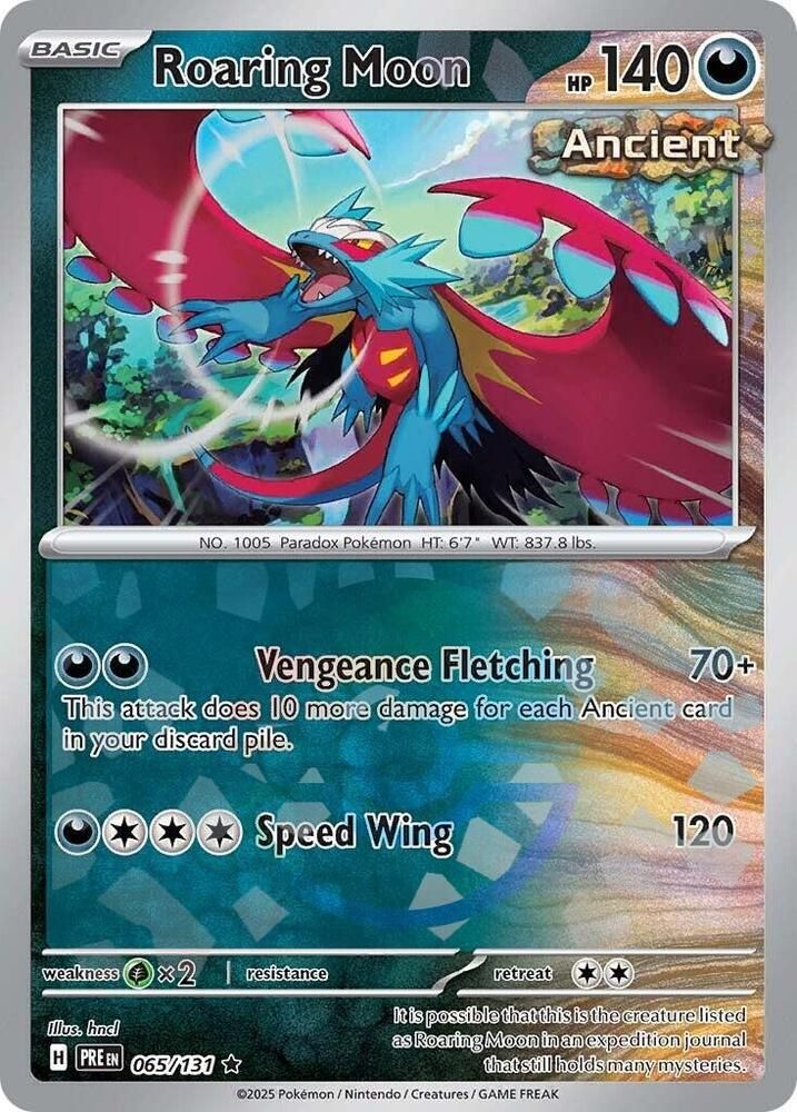 Roaring Moon (Poke Ball Pattern) - SV: Prismatic Evolutions (PRE) SV: Prismatic Evolutions 065/131