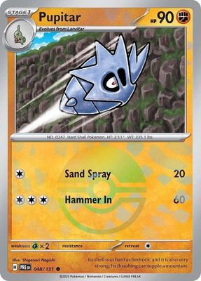 Pupitar (Poke Ball Pattern) - SV: Prismatic Evolutions (PRE) SV: Prismatic Evolutions 048/131
