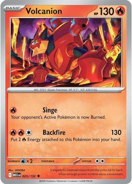 Volcanion - ME01: Mega Evolution (MEG) ME01: Mega Evolution 025/132