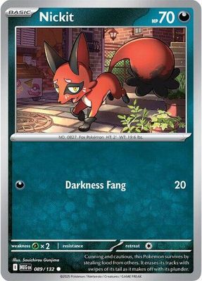 Nickit - ME01: Mega Evolution (MEG) ME01: Mega Evolution 089/132