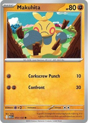 Makuhita - ME01: Mega Evolution (MEG) ME01: Mega Evolution 072/132
