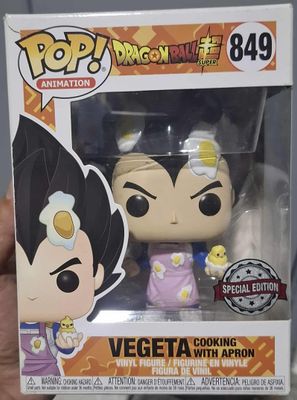 SHX Vegeta Figura Funko Pop Cooking With Apron 849 Dragon Ball Figura