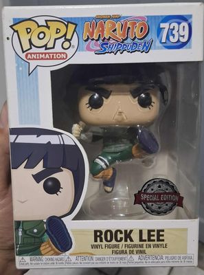 SHX Rock Lee Figura Funko Pop 739 Naruto Figura