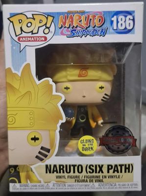 SHX Naruto Figura Funko Pop 186 Sixth Path Glows in the Dark