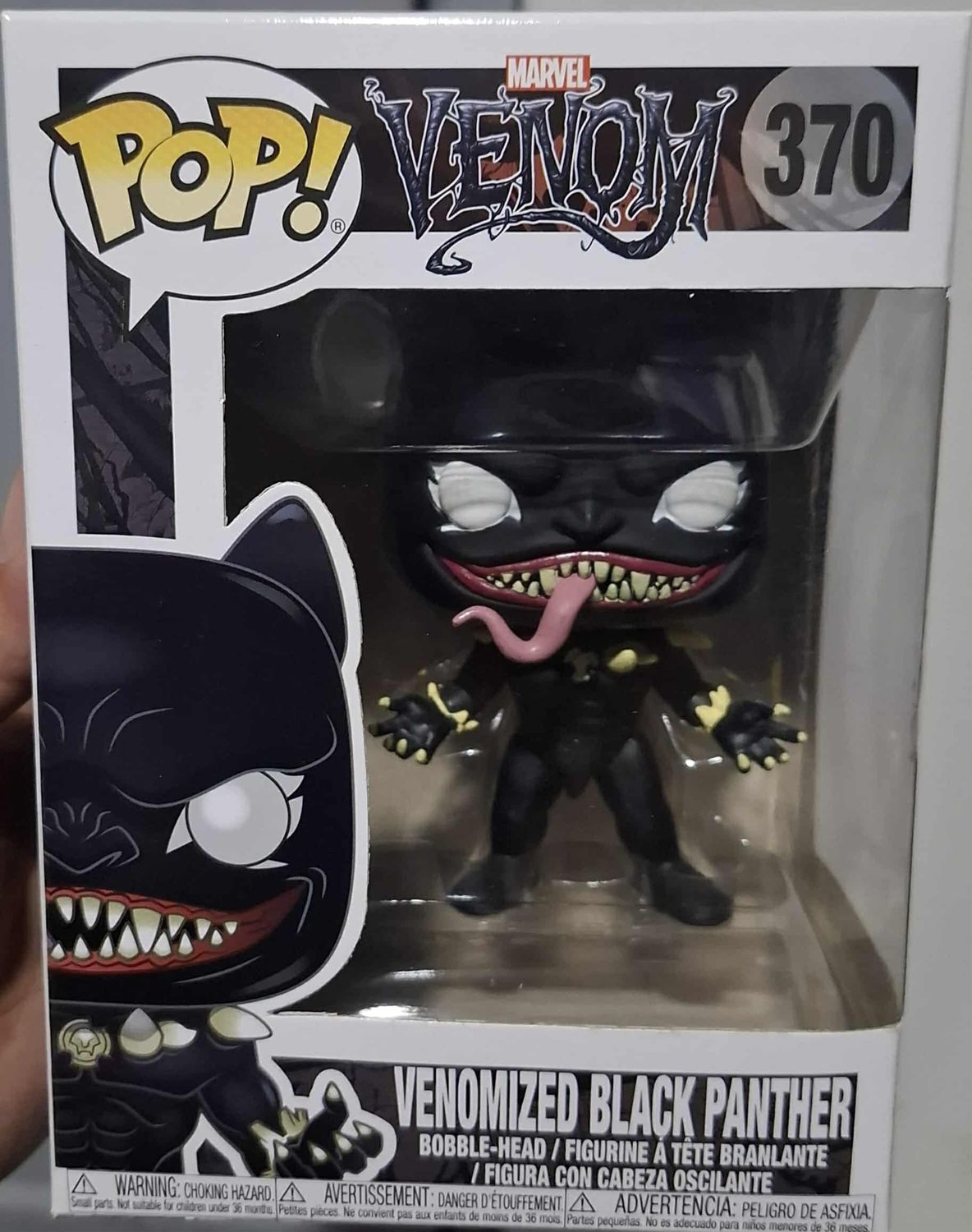 SHX Venomized Black Panther Figura Funko Pop Venom