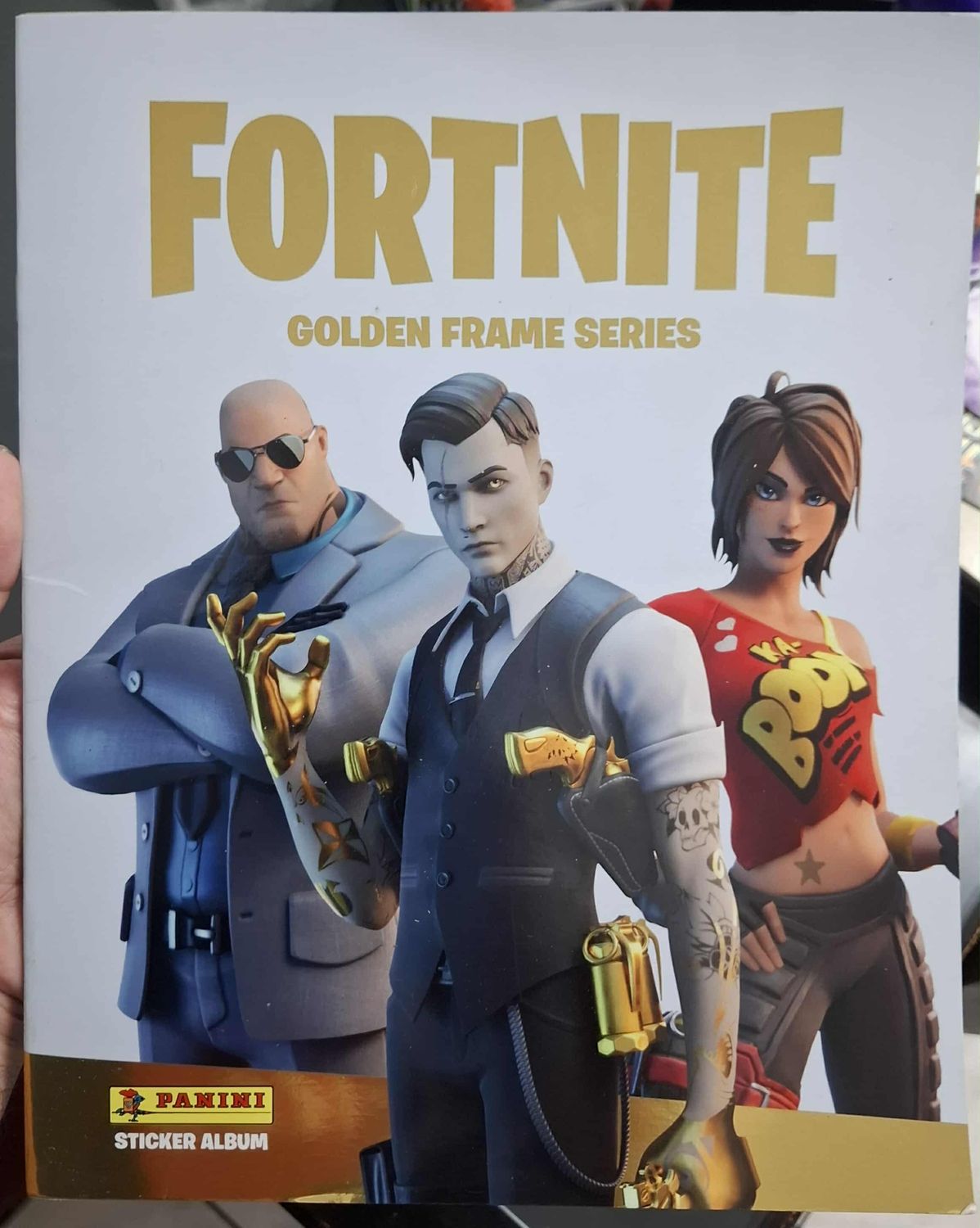 SHX Fortnite Album de Postales Lleno Golden Frame Series