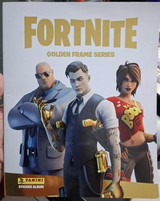 SHX Fortnite Album de Postales Lleno Golden Frame Series