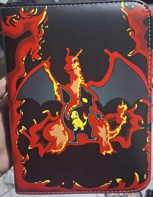 SJ Folder Para Cartas Pokemon Charizard Binder