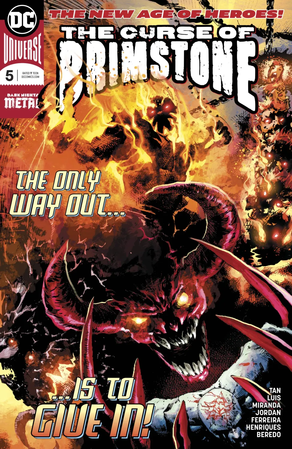 SHX The Curse of Brimstone Comic Issue 5 DC Comics