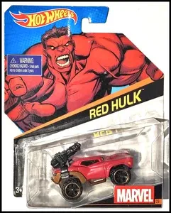SHX Red Hulk Hot Wheels Blister