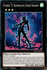 Number 75: Bamboozling Gossip Shadow [1st Edition] TOCH-EN052 YuGiOh Toon Chaos Super Rare