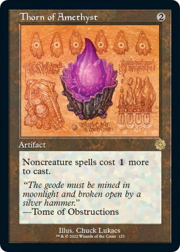 Thorn of Amethyst (Schematic) - The Brothers&#39; War: Retro Frame Artifacts (BRR) The Brothers&#39; War: Retro Frame Artifacts