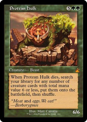 SJ Protean Hulk (Retro Frame) - Ravnica Remastered (RVR) Ravnica Remastered