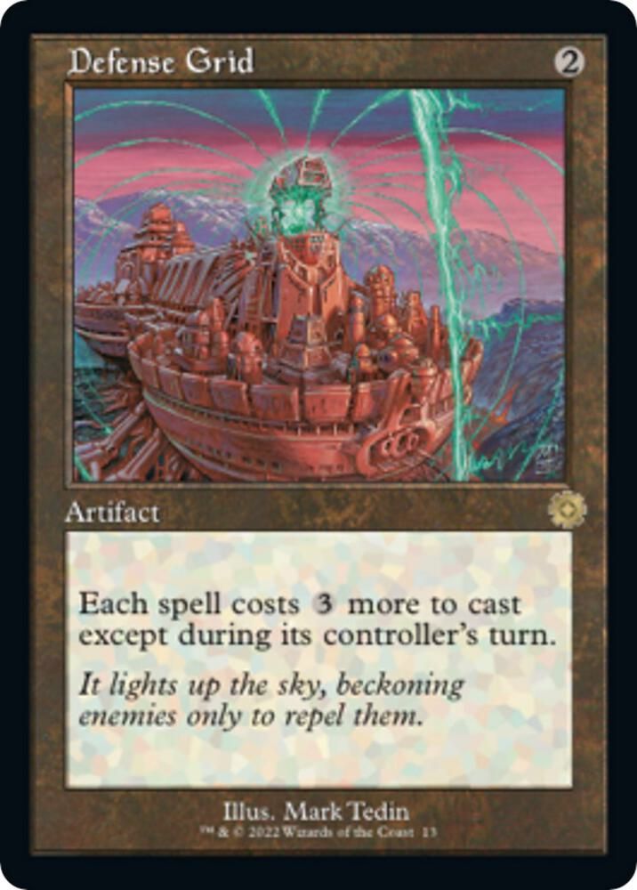 SJ Defense Grid - The Brothers&#39; War: Retro Frame Artifacts (BRR) The Brothers&#39; War: Retro Frame Artifacts