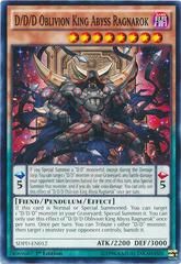 D/D/D Oblivion King Abyss Ragnarok SDPD-EN012 YuGiOh Structure Deck: Pendulum Domination