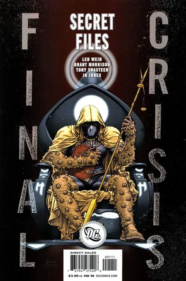 SHX Final Crisis Comic Secret Files Issue