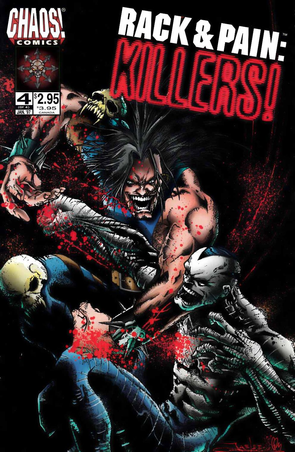 SHX Rack and Pain Killers Comic Issue 3 Chaos Comics