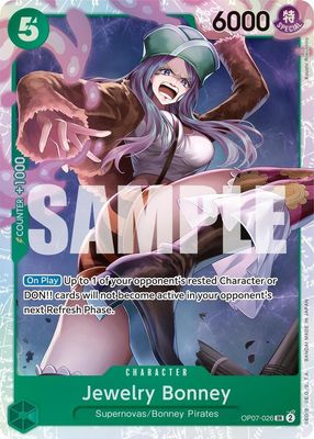 SJ Jewelry Bonney (026) - 500 Years in the Future (OP07) 500 Years in the Future Foil