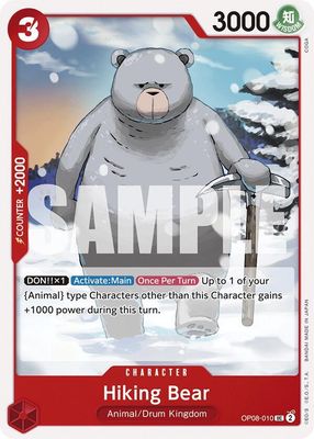 Hiking Bear - Two Legends (OP08) Two Legends