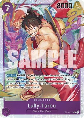 SJ Luffy-Tarou - Starter Deck 18: PURPLE Monkey.D.Luffy (ST-18) Starter Deck 18: PURPLE Monkey.D.Luffy